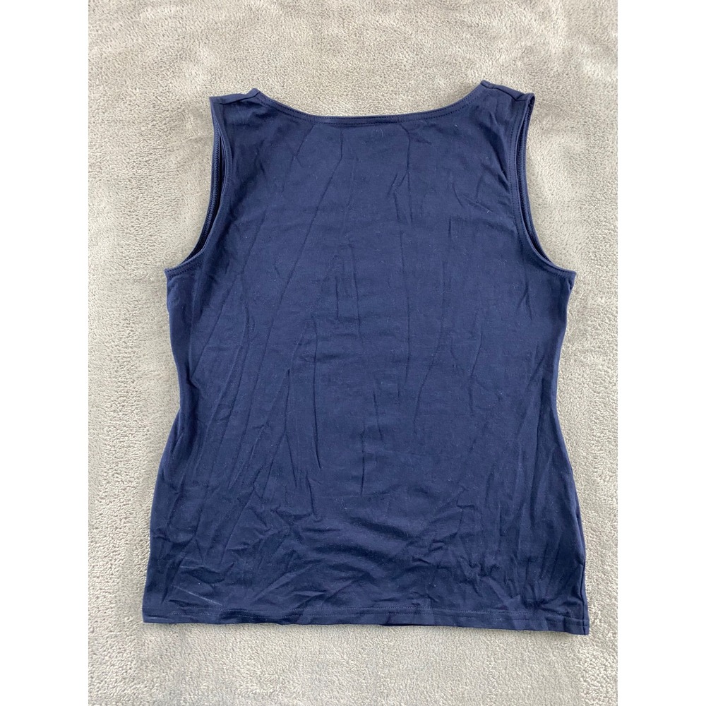 Amazon Essentials Womens Navy Blue Boat Neck Sleeveless Tank Top Size S‎ Small